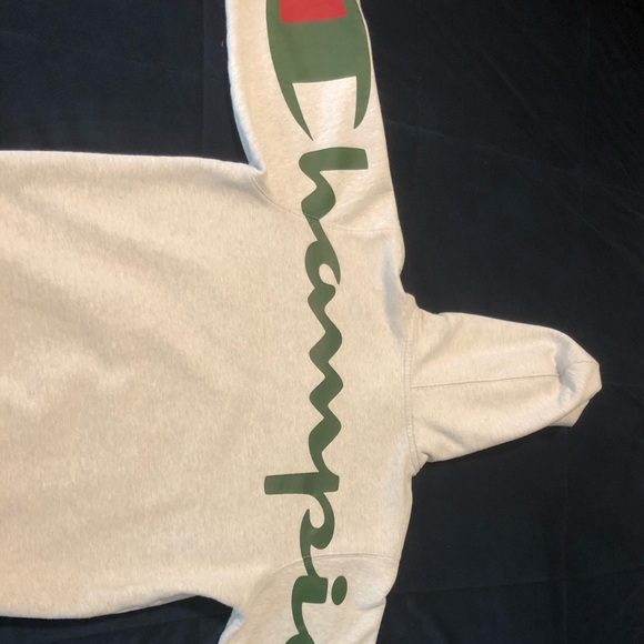 Supreme x Champion Hooded Sweatshirt - Picture 2 of 3